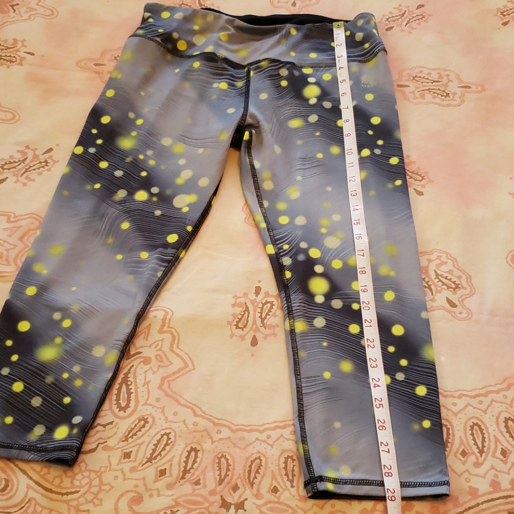 Workout Pants. Yoga Athletic. Spots Lights Stripes - Picture 8 of 9